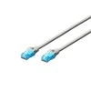 Assmann Electronic DIGITUS CAT 5e U-UTP patch kabelis PVC AWG 26/7 ilgio 3m spalvotas pilkas