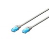 Assmann Electronic DIGITUS CAT 5e U-UTP patch kabelis PVC AWG 26/7 ilgio 7 m spalvotas pilkas