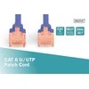 Assmann Electronic DIGITUS CAT 6 U-UTP patch kabelis PVC AWG 26/7 ilgis 0,5m spalva mėlynas
