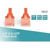 Assmann Electronic DIGITUS CAT 6 U-UTP pataisomasis kabelis PVC AWG 26/7 ilgis 1m raudona spalva