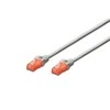 Assmann Electronic DIGITUS CAT 6 U-UTP patch kabelis PVC AWG 26/7 ilgio 2m spalvotas pilkas
