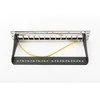 Assmann Electronic DIGITUS Modular Patch Panel ekranuotas 12 prievadų tuščias 1U 10 colių 10 colių stovo montavimo spalva juodas RAL 9005