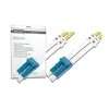 Assmann Electronic DIGITUS LWL patchable LC/LC 09/125um singelmode Duplex be halogenų su protokolu geltona 5m