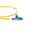 Assmann Electronic DIGITUS LWL patchable LC/LC 09/125um singelmode Duplex be halogenų su protokolu geltona 10m