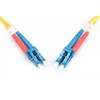 Assmann Electronic DIGITUS LWL patchable LC/LC 09/125um singelmode Duplex be halogenų su protokolu geltona 5m