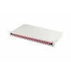 Digitus FO komutacinė panelė su įranga 19'' 1U, 24x LC dx, OM4, adapteriai, stumdoma, pilka