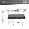 „Digitus“ 4x2 HDMI matricos jungiklis / kelių peržiūrų programa, 4K/30Hz | DS-55345 | Juodas