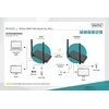 Digitus HDMI KVM belaidžio plėstuvo sujungimo schema