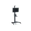 Laikiklis Digitus Skaitmenas | Grindinis stovas | DA-90447 | Vežimėliai ir stovai | 37-70 " | Maksimalus svoris (keliamoji galia) 50 kg | Juodas