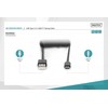 Digitus Skaitmenas | USB 2.0 tipo A į USB C spiralinis kabelis | AK-300430-006-S | USB-A į USB-C USB 2.0 Type A, kištukas | USB C, kištukas
