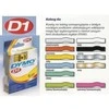 Dymo S0720570 (juoda ant raudonos) D1 tipo juosta