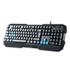 E-Blue E-Mėlyna E-mėlynas Polygon klaviatūra su laidu (USB) US, juoda, EOL