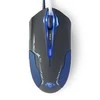 E-Blue Mėlyna E-mėlynas Auroza Pelė su laidu, juoda, 3500DPI