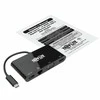 Eaton USB-C 4K HDMI, VGA, USB-A, GbE, HDCP kelių prievadų adapteris U444-06N-HV4GUB juodas