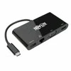 Eaton USB-C 4K HDMI, VGA, USB-A, GbE, HDCP kelių prievadų adapteris U444-06N-HV4GUB juodas