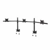Laikiklis EDBAK Desk Mount | SV11 desk mount for three monitors | Height adjustment, tilt | 19-27 " | Juodas