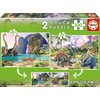 Dėlionė Educa 2x100 dinozaurai – 15620