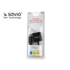 AV adapteris Savio Rodyti Uostas - D- Sub( VGA) juoda (CL- 90)