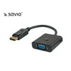 AV adapteris Savio Rodyti Uostas - D- Sub( VGA) juoda (CL- 90)