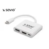USB tipo C HDMI adapteris, USB 3.0, PD SAVIO AK-48