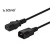 Maitinimo kabelis Savio C13 / C14 maitinimo laido minkštiklis Savio CL-99 1.2m, 10 pc- SAVIO CL-99Z sudėtinė pakuotė