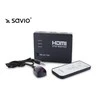 Savio SAVIO CL- 28 perjungiklis HDMI 3 prievadai + nuotolinio valdymo pultelis