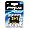 Energizer Ultimate Lithium AA baterijų pakuotė 3+1