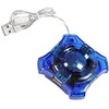 USB šakotuvas Esperanza Star EA150B (4x USB 2.0; mėlynas)