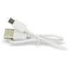 Baltas micro-USB įkrovimo laidas