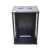 EXTRALINK 15U 600X450 sieninė spintelė ant stovo juodas