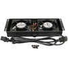 Extralink 2 FANS ROOF COOLING UNIT WITH CABLE TO THERMOSTAT Aušinamasis ventiliatorius