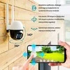 Bevielė išmanioji Wi-Fi lauko kamera, 3MP, 12V DC, valdoma PTZ 310°, IP65, balta, TUYA, Smart Life, Extralink