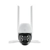 Bevielė išmanioji Wi-Fi lauko kamera, 3MP, 12V DC, valdoma PTZ 310°, IP65, balta, TUYA, Smart Life, Extralink