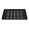 EXTRALINK EX.12738 lentyna 1U sieninėms spintelėms 19 colių 300MMX1U Juodas
