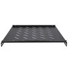 EXTRALINK fiksuota lentyna 800 mm gylio spintelei 19 colių 500 mmx 1U juodas