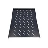 EXTRALINK fiksuota lentyna 1000 mm gylio spintelei 19 colių 750 mmx 1U juodas