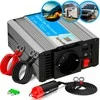 EXTRALINK automobilio įtampos keitiklis 12V-230V 300W grynas sinusas OPIP-300W