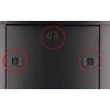 Extralink EX.7256- 12U 600x600 Juoda | Spinta stovas | montuojamas ant sienos