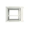EXTRALINK 9U 600X450 ASP sieninė spintelė metalinių durų pilka