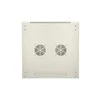 EXTRALINK 9U 600X600 ASP sieninė spintelė metalinių durų pilka