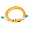 Extralink LC/APC-LC/APC | Vieno sluoksnio kabelis, dvipusis, 9/125 µm, G657A, 3 m