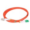 Extralink Patch Cord LC/UPC-LC/APC, Multimode, OM2, Duplex, 3mm, 2m