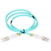 Extralink LC/UPC-LC/UPC | Komutacinis laidas | Daugiamodis, OM3, dvipusis, 3 mm, 3 m