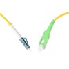Extralink SC/APC-LC/UPC Patch Cord, Single-mode, Simplex, G652D, 3mm, 1m