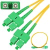 EXTRALINK Patchcord SC / APC-SC / APC SM G.657A1 dvipusis 3,0 mm 2 m