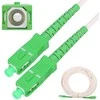Extralink SC/APC-SC/APC | LSOH, Jednomodowy, Simplex, G.657A2, 3mm, 10m, balta