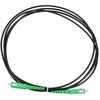 Extralink SC/APC-SC/APC Juodas | Patchcord | Jednomodowy, Simplex, 3mm, 2m