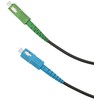 Extralink SC/APC-SC/UPC | Komutacinis laidas | Apvalus, kabantis, vienmodis, Simplex, G.657A2, 40 m