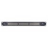 EXTRALINK 24 prievadų pasyvus PoE purkštukas / adapteris 10/100Mbps 12v ~ 48v DC stovas 19"