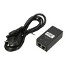 Extralink POE-48-24W-G | Maitinimo šaltinis PoE | 48V, 0,5A, 24W, Gigabit, kabelis w zestawie 802.3af/at